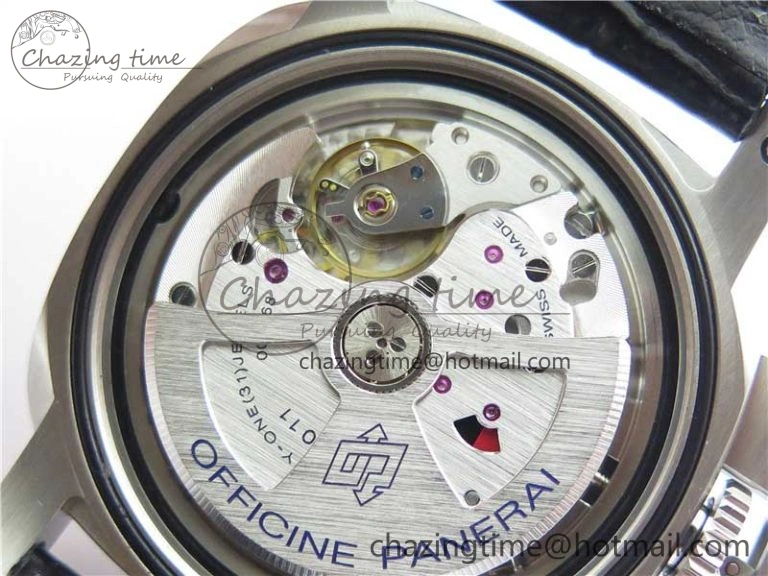 PAM1056 Luminor GMT VSF 1:1 Best Edition on Black Leather Strap P.9011 Clone