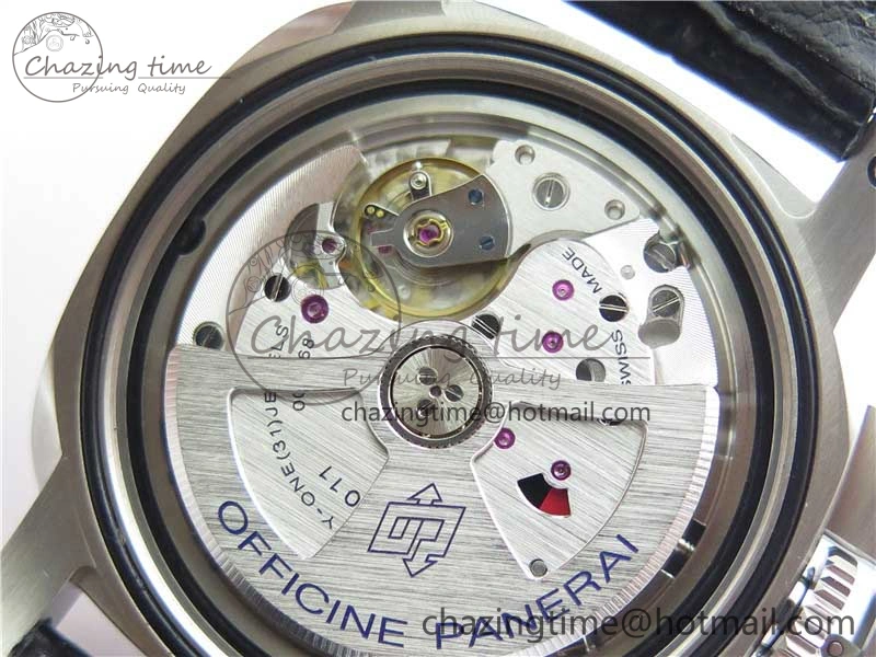 PAM1056 Luminor GMT VSF 1:1 Best Edition on Black Leather Strap P.9011 Clone