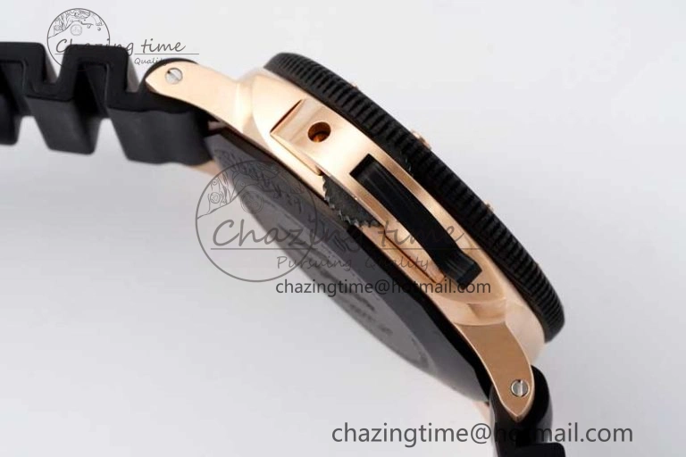 PAM1070 W SBF 1:1 Best Edition Black Dial on Black Rubber Strap P900