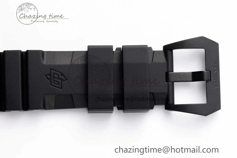 PAM1070 W SBF 1:1 Best Edition Black Dial on Black Rubber Strap P900