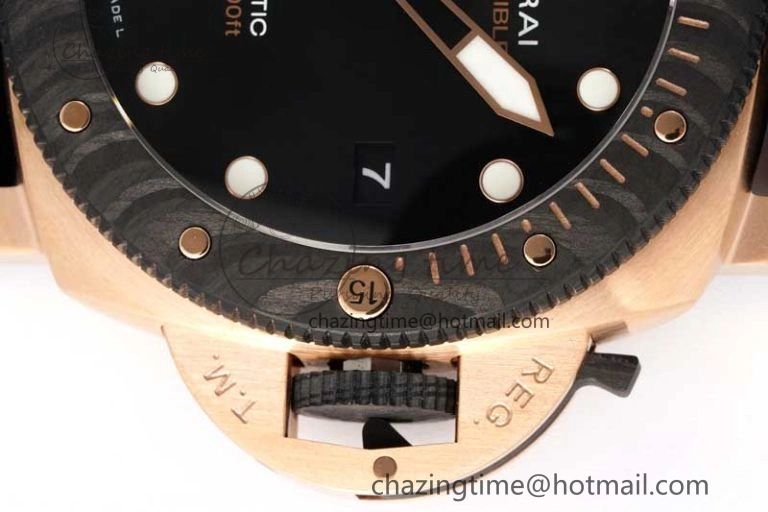 PAM1070 W SBF 1:1 Best Edition Black Dial on Black Rubber Strap P900