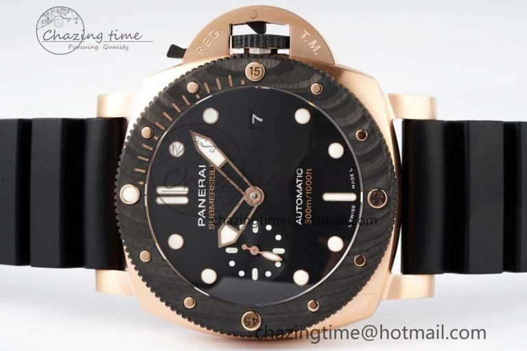 PAM1070 W SBF 1:1 Best Edition Black Dial on Black Rubber Strap P900