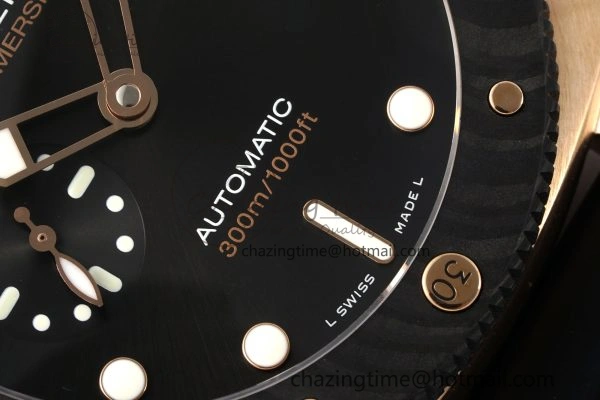 PAM1070 W VSF 1:1 Best Edition Black Dial on Black Rubber Strap P900