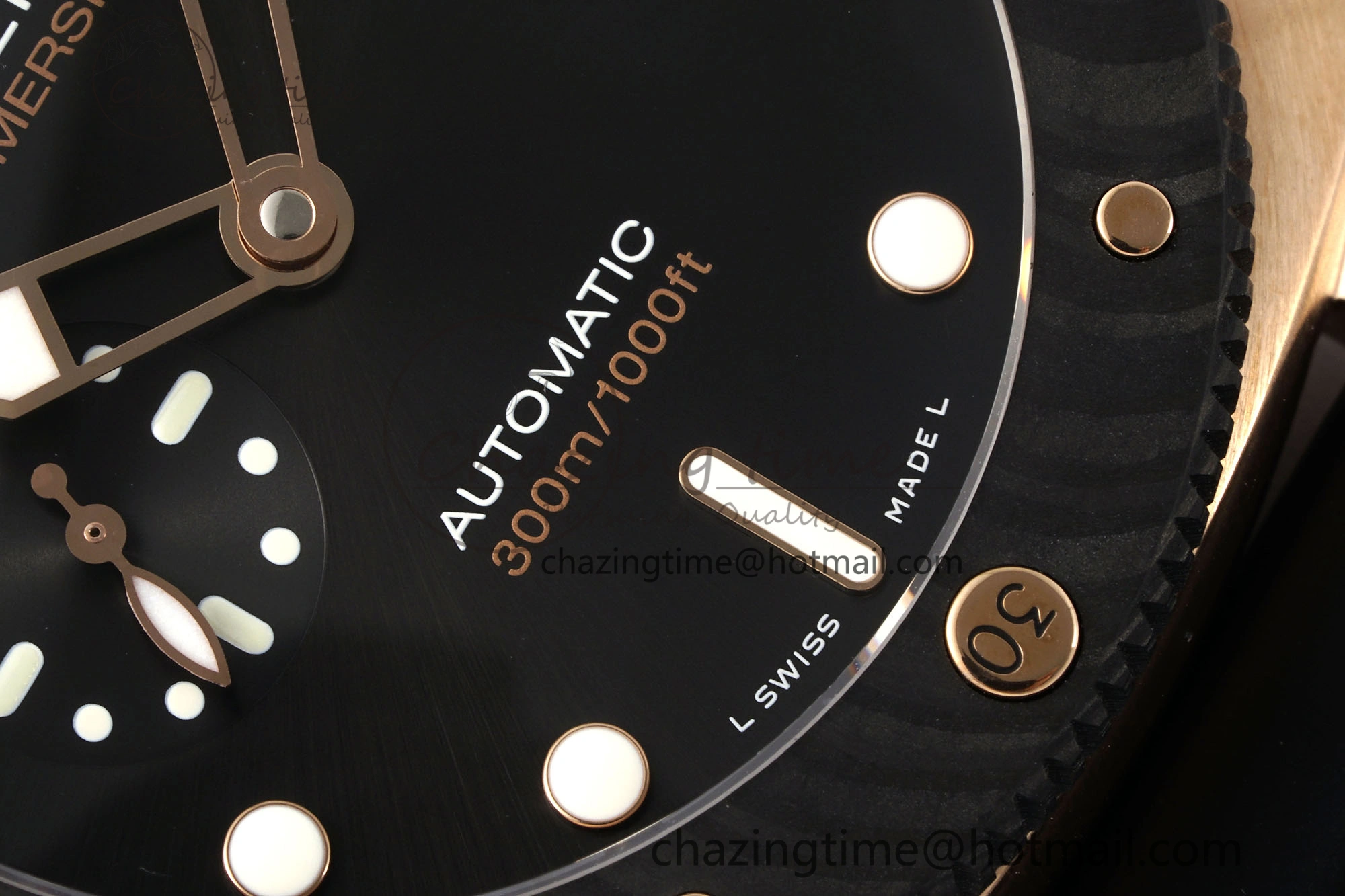 PAM1070 W VSF 1:1 Best Edition Black Dial on Black Rubber Strap P900