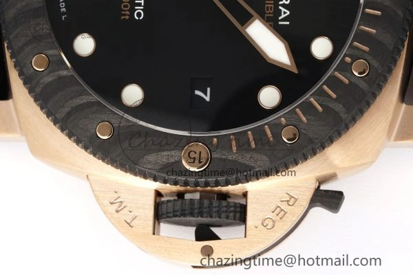 PAM1070 W VSF 1:1 Best Edition Black Dial on Black Rubber Strap P900