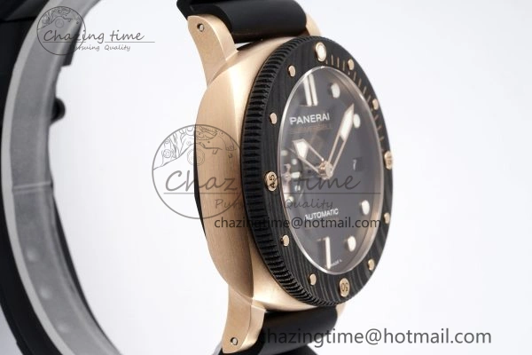 PAM1070 W VSF 1:1 Best Edition Black Dial on Black Rubber Strap P900