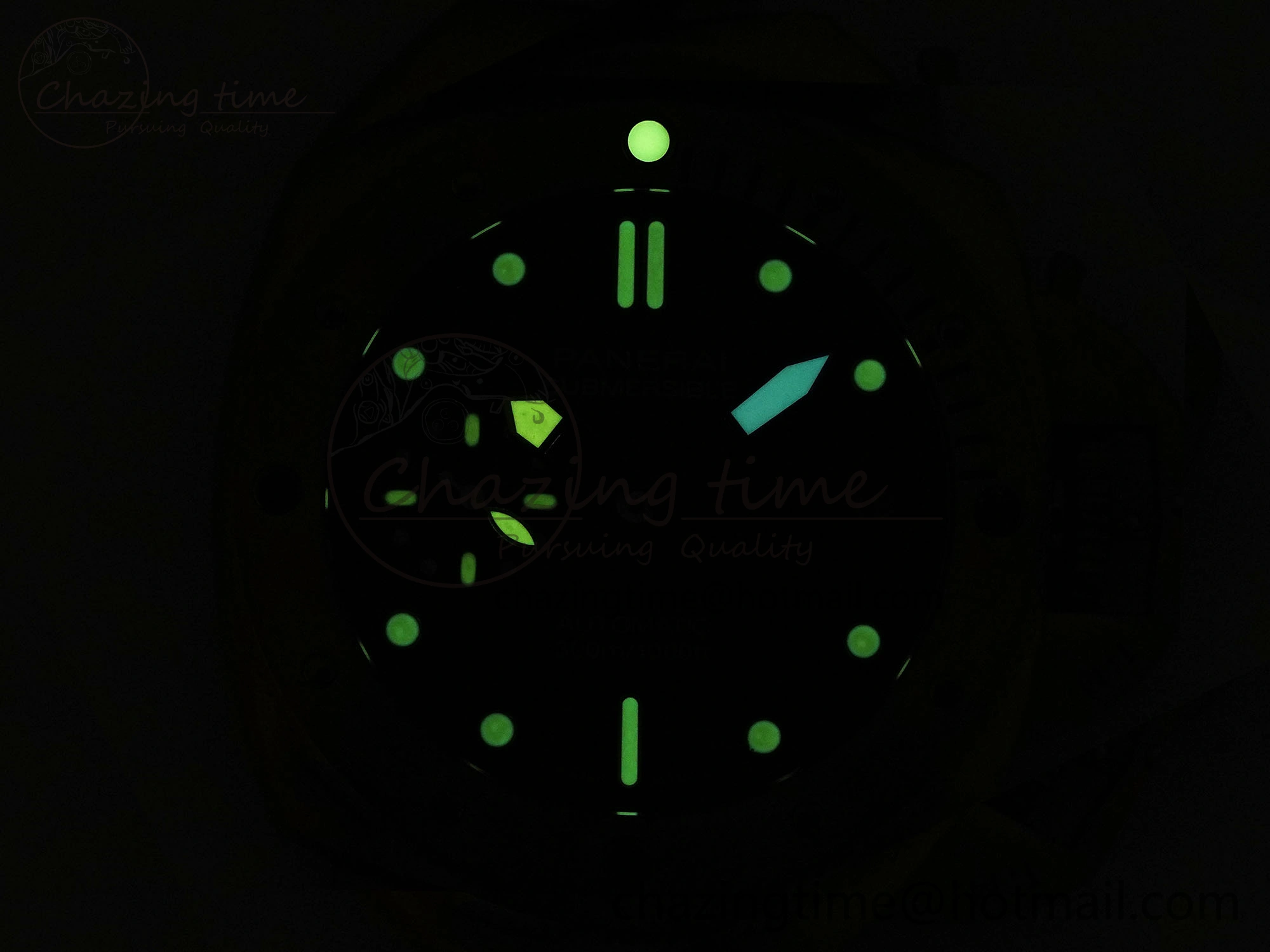 PAM1074 W BRONZO VSF 1:1 BEST EDITION BLUE DIAL ON BLUE CALFSKIN STRAP P.900 CLONE