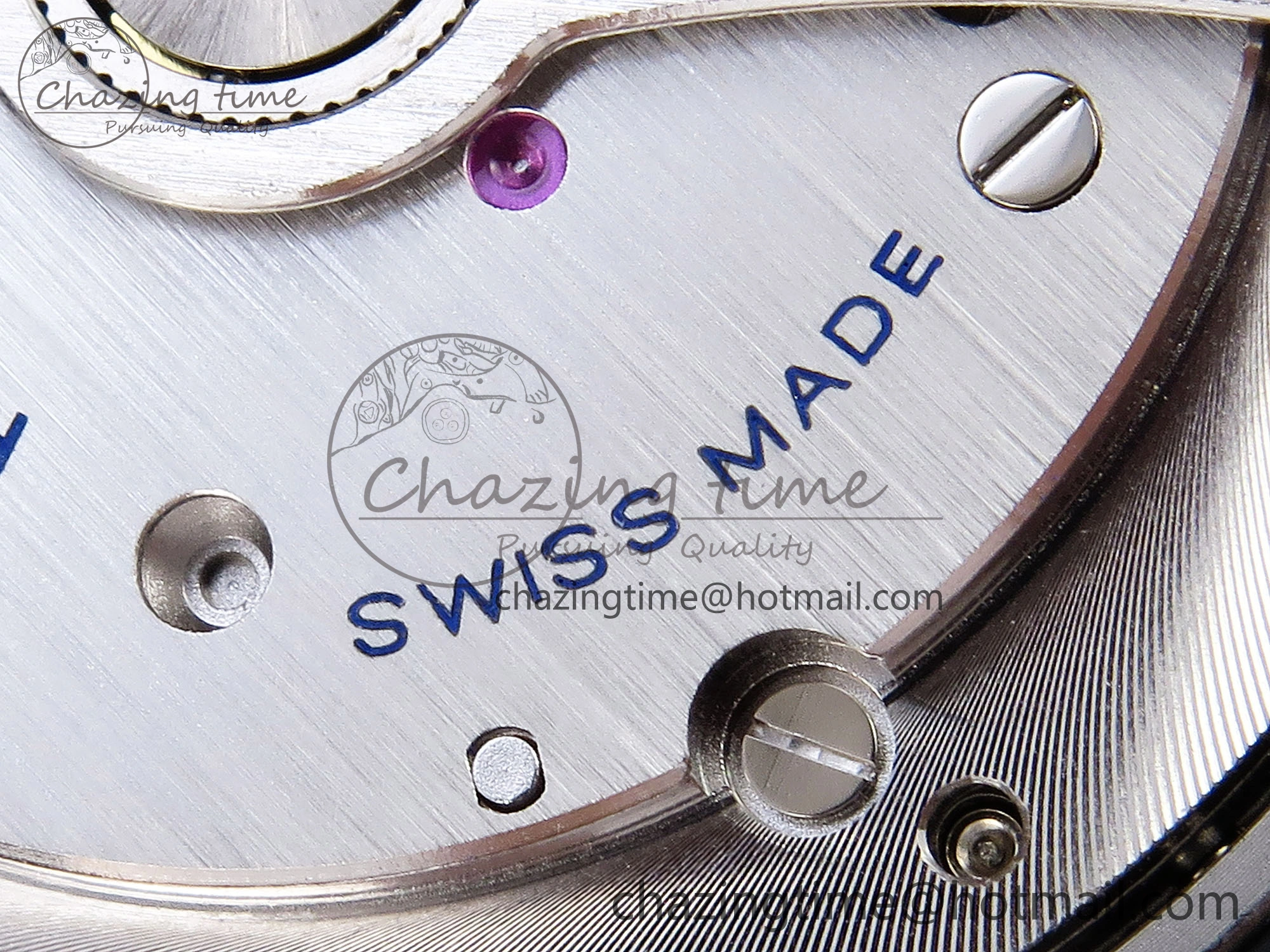 PAM1074 W BRONZO VSF 1:1 BEST EDITION BLUE DIAL ON BLUE CALFSKIN STRAP P.900 CLONE