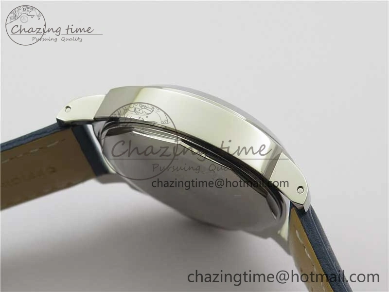PAM1085 W HWF 1:1 Best Edition on Blue Leather Strap A6497