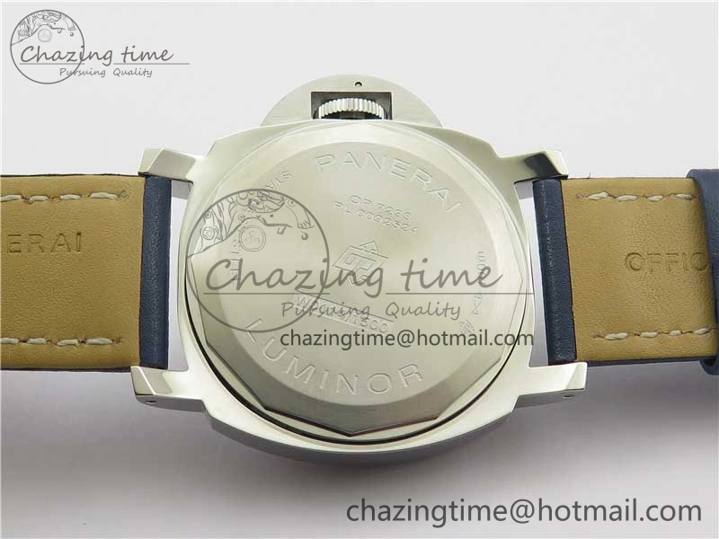 PAM1085 W HWF 1:1 Best Edition on Blue Leather Strap A6497