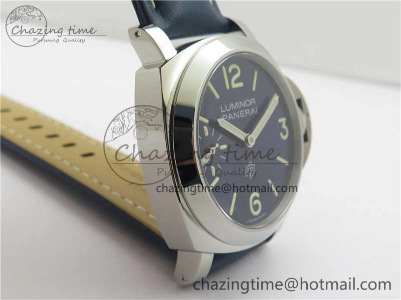 PAM1085 W HWF 1:1 Best Edition on Blue Leather Strap A6497