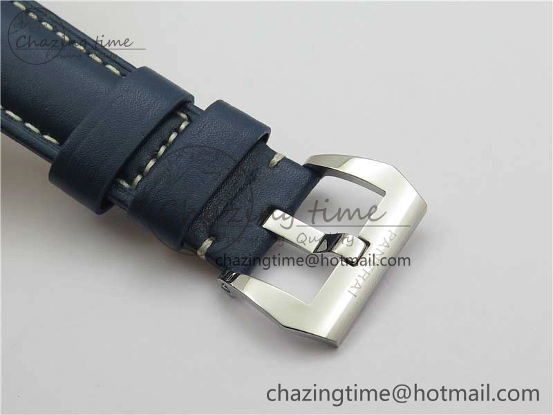 PAM1085 W HWF 1:1 Best Edition on Blue Leather Strap A6497