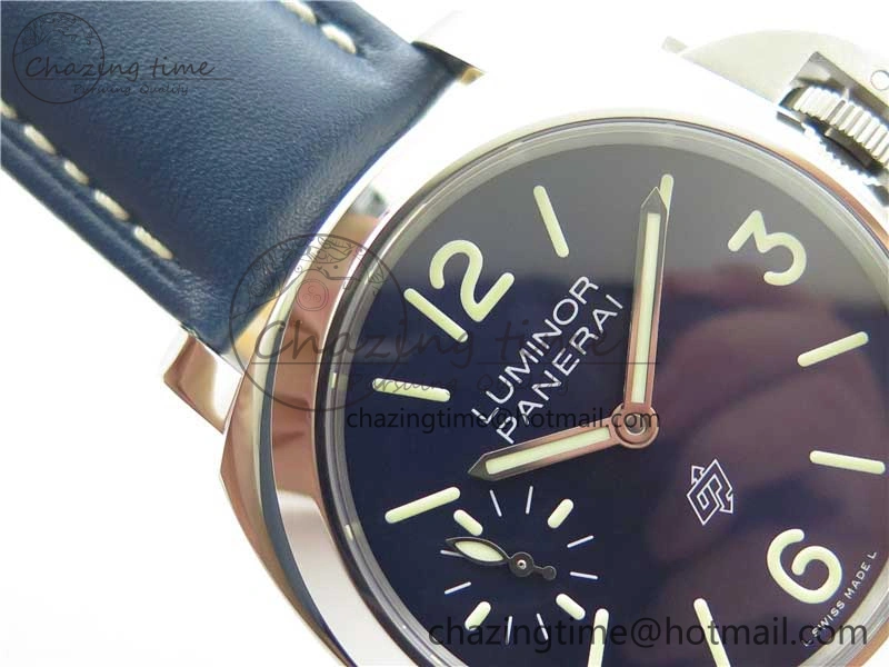 PAM1085 W HWF 1:1 Best Edition on Blue Leather Strap A6497