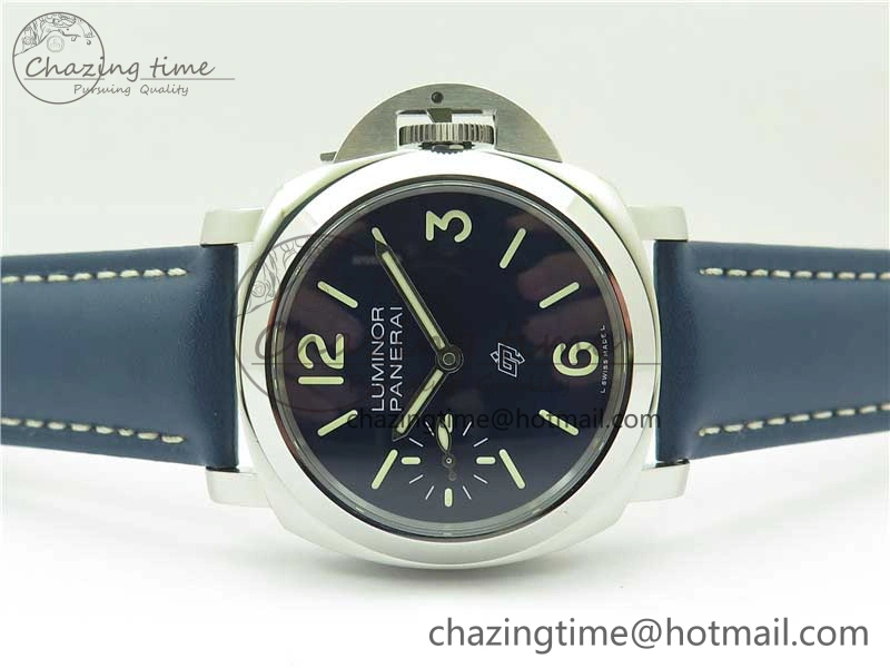 PAM1085 W HWF 1:1 Best Edition on Blue Leather Strap A6497