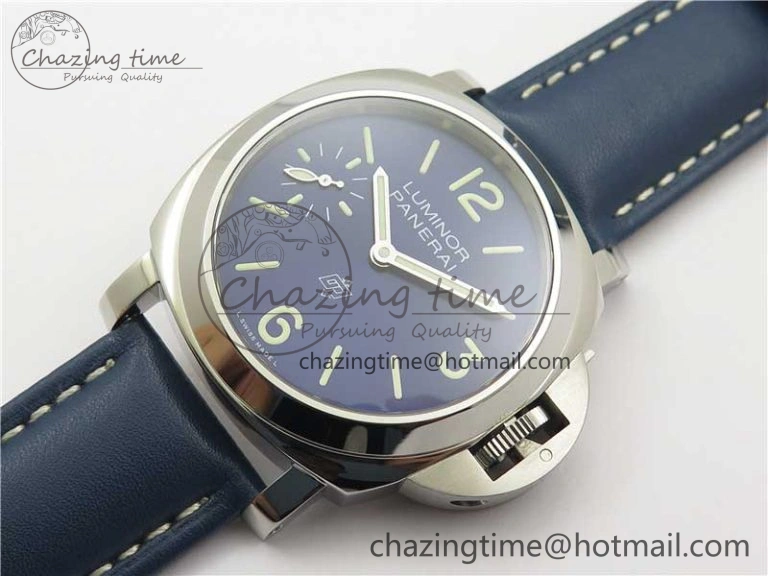 PAM1085 W HWF 1:1 Best Edition on Blue Leather Strap A6497