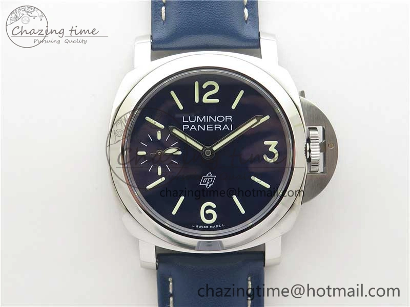 PAM1085 W HWF 1:1 Best Edition on Blue Leather Strap A6497