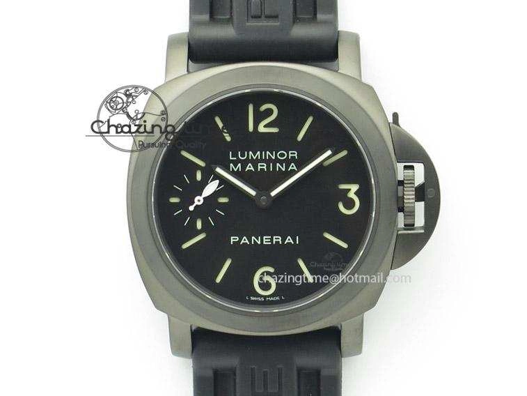 PAM111 DLC H-Maker Best Edition On Black Rubber Strap A6497