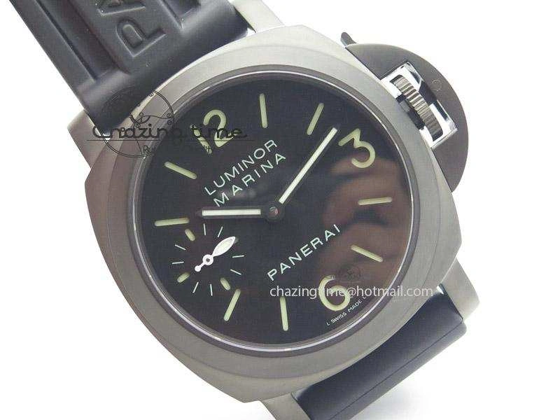 PAM111 DLC H-Maker Best Edition On Black Rubber Strap A6497