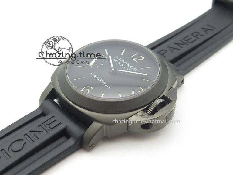 PAM111 DLC H-Maker Best Edition On Black Rubber Strap A6497