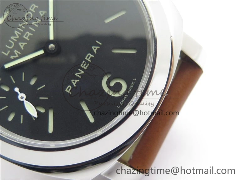 PAM111 HWF 1:1 Best Edition on Brown Calf Leather Strap A6497 ( Free Strap )
