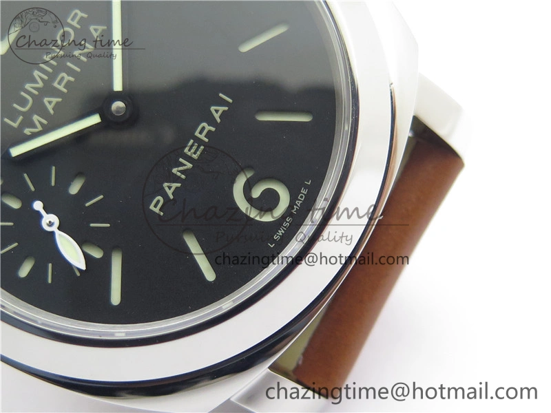 PAM111 HWF 1:1 Best Edition on Brown Calf Leather Strap A6497 ( Free Strap )