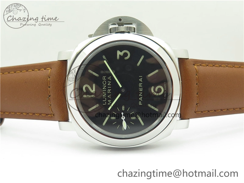 PAM111 HWF 1:1 Best Edition on Brown Calf Leather Strap A6497 ( Free Strap )