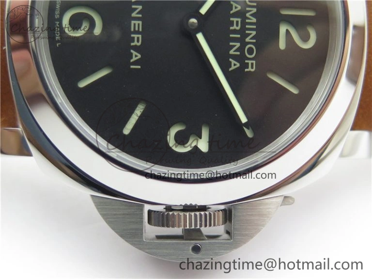 PAM111 HWF 1:1 Best Edition on Brown Calf Leather Strap A6497 ( Free Strap )