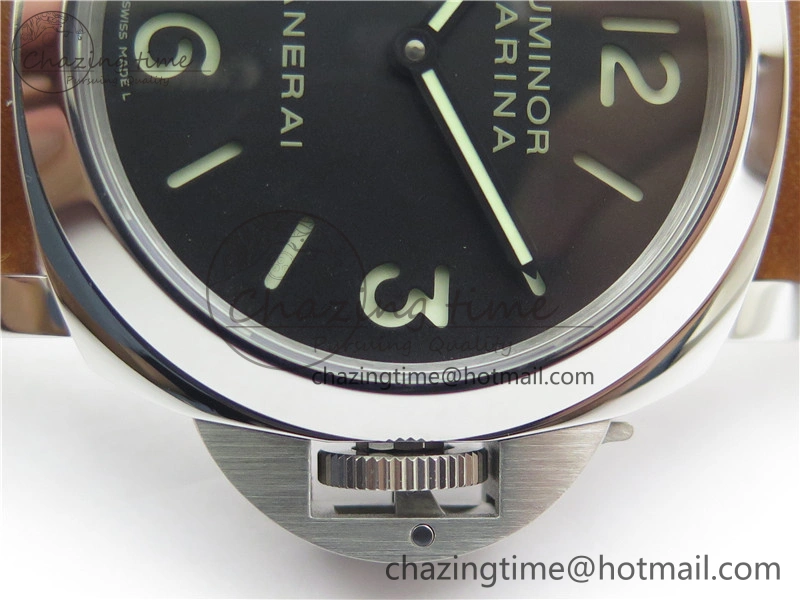 PAM111 HWF 1:1 Best Edition on Brown Calf Leather Strap A6497 ( Free Strap )