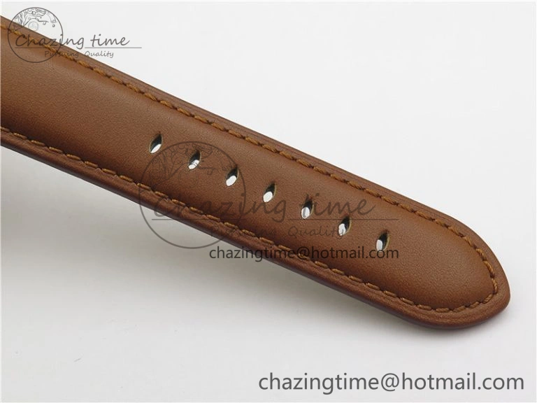 PAM111 HWF 1:1 Best Edition on Brown Calf Leather Strap A6497 ( Free Strap )
