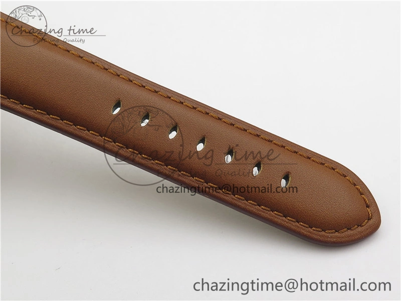PAM111 HWF 1:1 Best Edition on Brown Calf Leather Strap A6497 ( Free Strap )