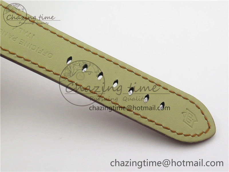 PAM111 HWF 1:1 Best Edition on Brown Calf Leather Strap A6497 ( Free Strap )