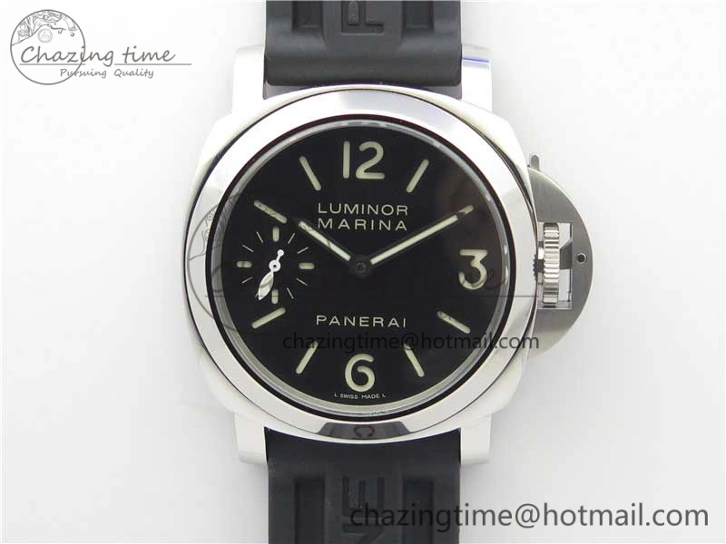 PAM111 N V10 Noob 1:1 Best Edition on Rubber Strap A6497 with Y-Incabloc