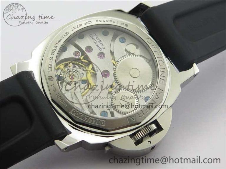 PAM111 N V10 Noob 1:1 Best Edition on Rubber Strap A6497 with Y-Incabloc