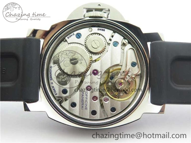 PAM111 N V10 Noob 1:1 Best Edition on Rubber Strap A6497 with Y-Incabloc