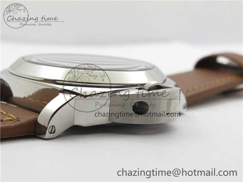 PAM111 P Noob 1:1 Best Edition on Brown Leather Strap A6497 with Y-Incabloc V11