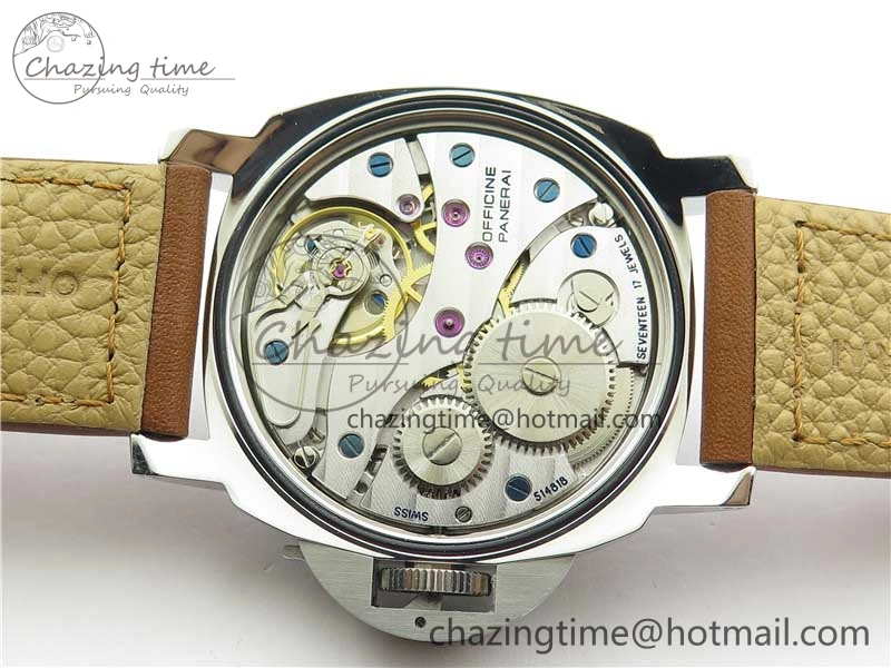 PAM111 P Noob 1:1 Best Edition on Brown Leather Strap A6497 with Y-Incabloc V11