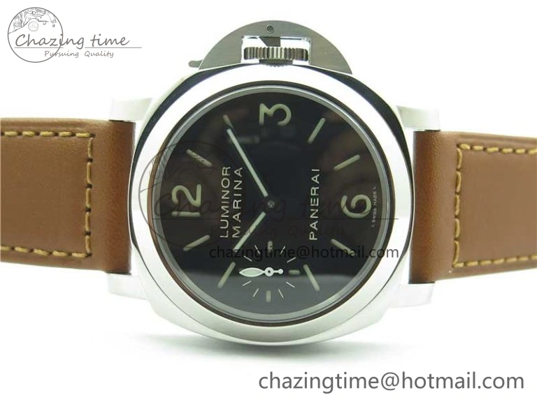 PAM111 P Noob 1:1 Best Edition on Brown Leather Strap A6497 with Y-Incabloc V11