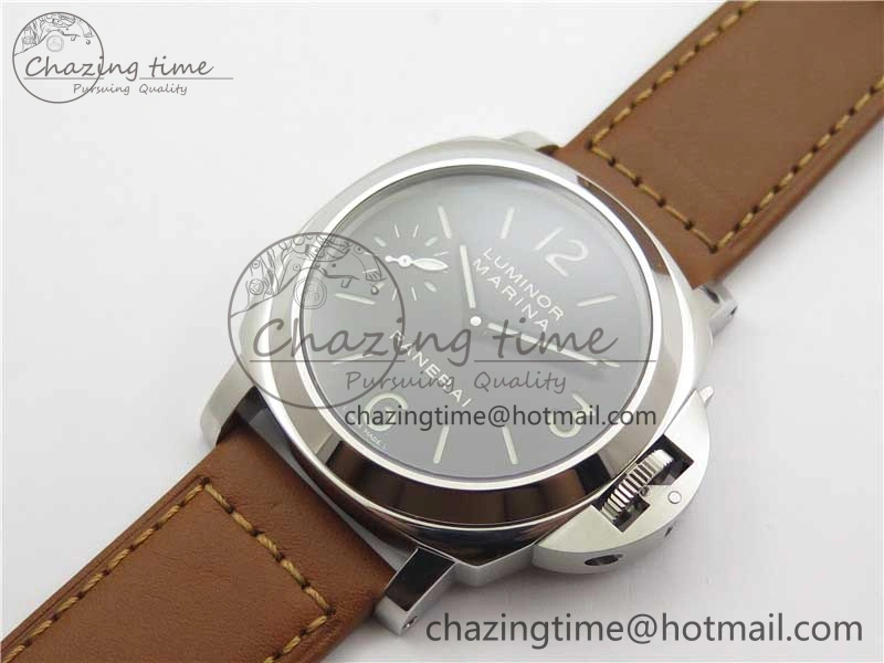 PAM111 P Noob 1:1 Best Edition on Brown Leather Strap A6497 with Y-Incabloc V11