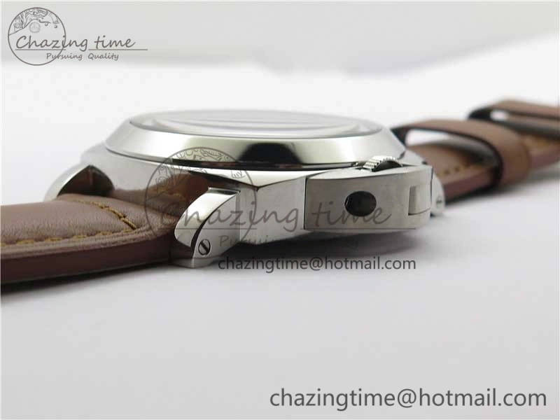 PAM111 VSF 1:1 Best Edition on Brown Calf leather Strap A6497 ( Free Strap )