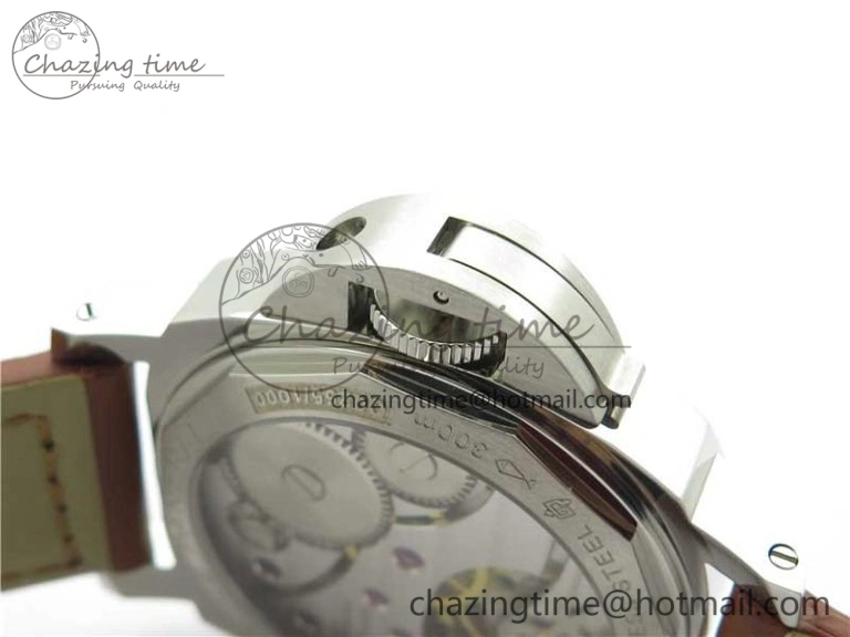 PAM111 VSF 1:1 Best Edition on Brown Calf leather Strap A6497 ( Free Strap )