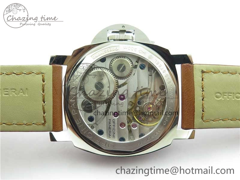 PAM111 VSF 1:1 Best Edition on Brown Calf leather Strap A6497 ( Free Strap )
