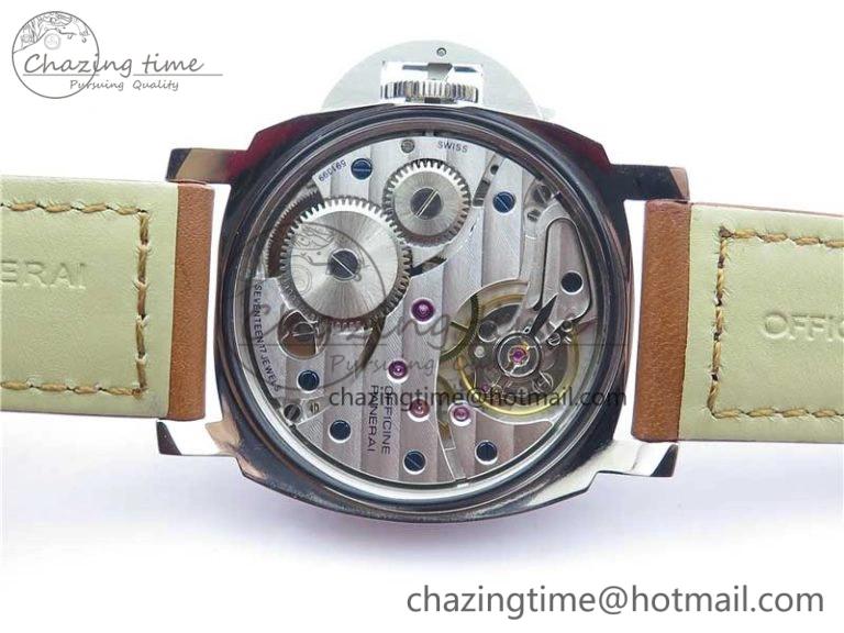 PAM111 VSF 1:1 Best Edition on Brown Calf leather Strap A6497 ( Free Strap )