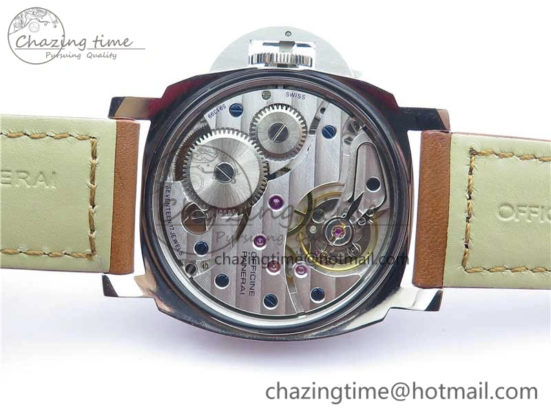 PAM111 VSF 1:1 Best Edition on Brown Calf leather Strap A6497 ( Free Strap )