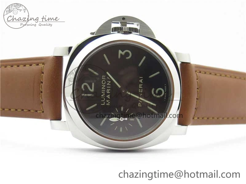 PAM111 VSF 1:1 Best Edition on Brown Calf leather Strap A6497 ( Free Strap )