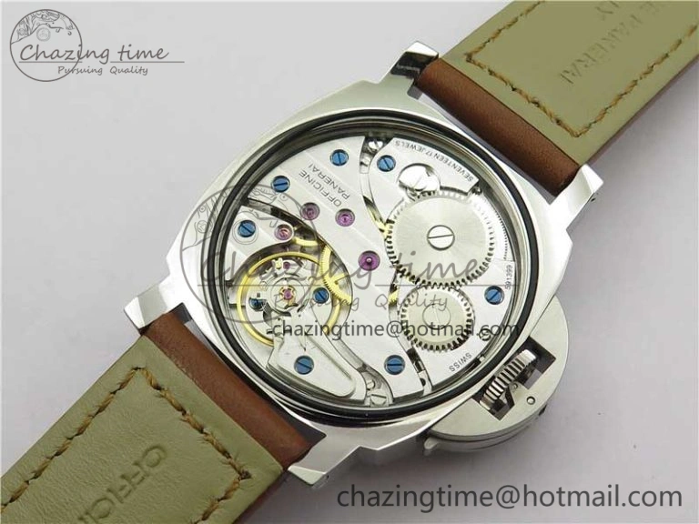PAM111 VSF 1:1 Best Edition on Brown Calf leather Strap A6497 ( Free Strap )