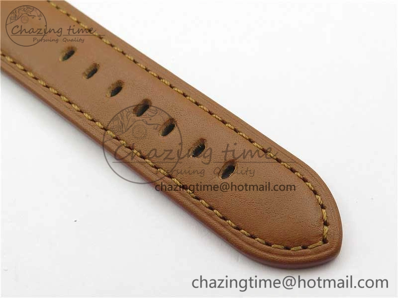 PAM111 VSF 1:1 Best Edition on Brown Calf leather Strap A6497 ( Free Strap )