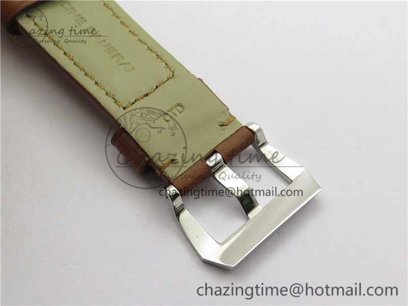 PAM111 VSF 1:1 Best Edition on Brown Calf leather Strap A6497 ( Free Strap )