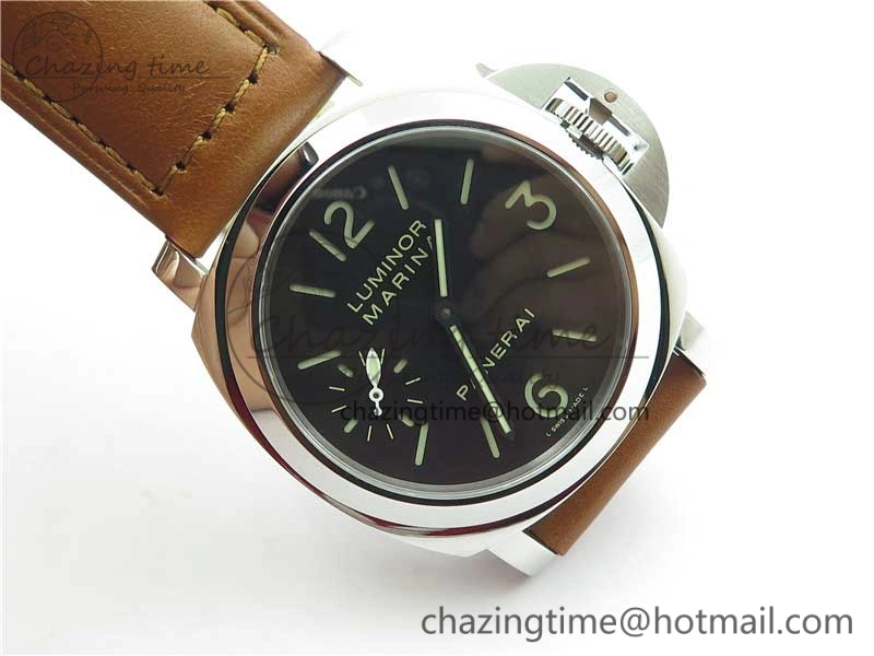 PAM111 VSF 1:1 Best Edition on Brown Calf leather Strap A6497 ( Free Strap )