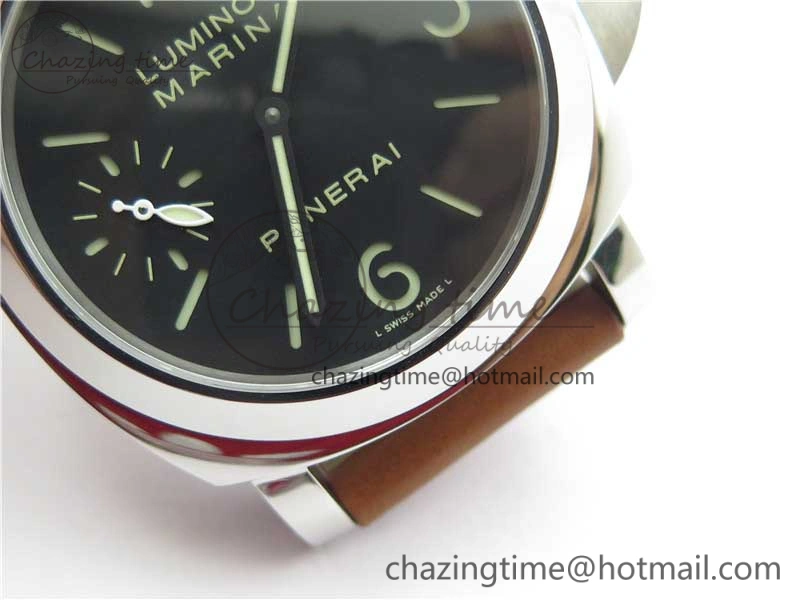 PAM111 VSF 1:1 Best Edition on Brown Calf leather Strap A6497 ( Free Strap )