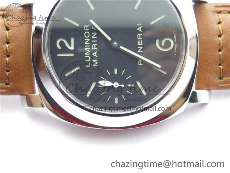 PAM111 VSF 1:1 Best Edition on Brown Calf leather Strap A6497 ( Free Strap )